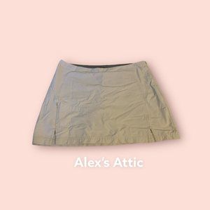 Title Nine Womens Athletic Tennis Mini Skirt Size 8  Zip Pocket Golf - Nylon